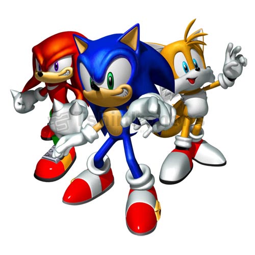 Sonic the Hedgehog T-shirts Iron On Transfers N7942 - Click Image to Close